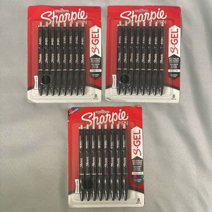 NIB Sharpie S-Gel Pen Bundle, 0.7mm Medium